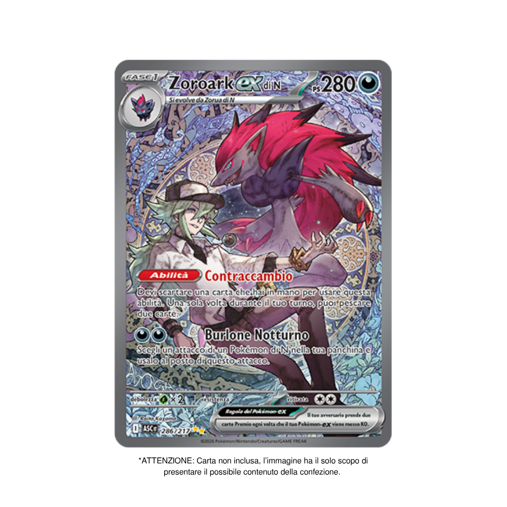 Ascesa Eroica Bustina Singola Pokémon 10 Carte in Italiano