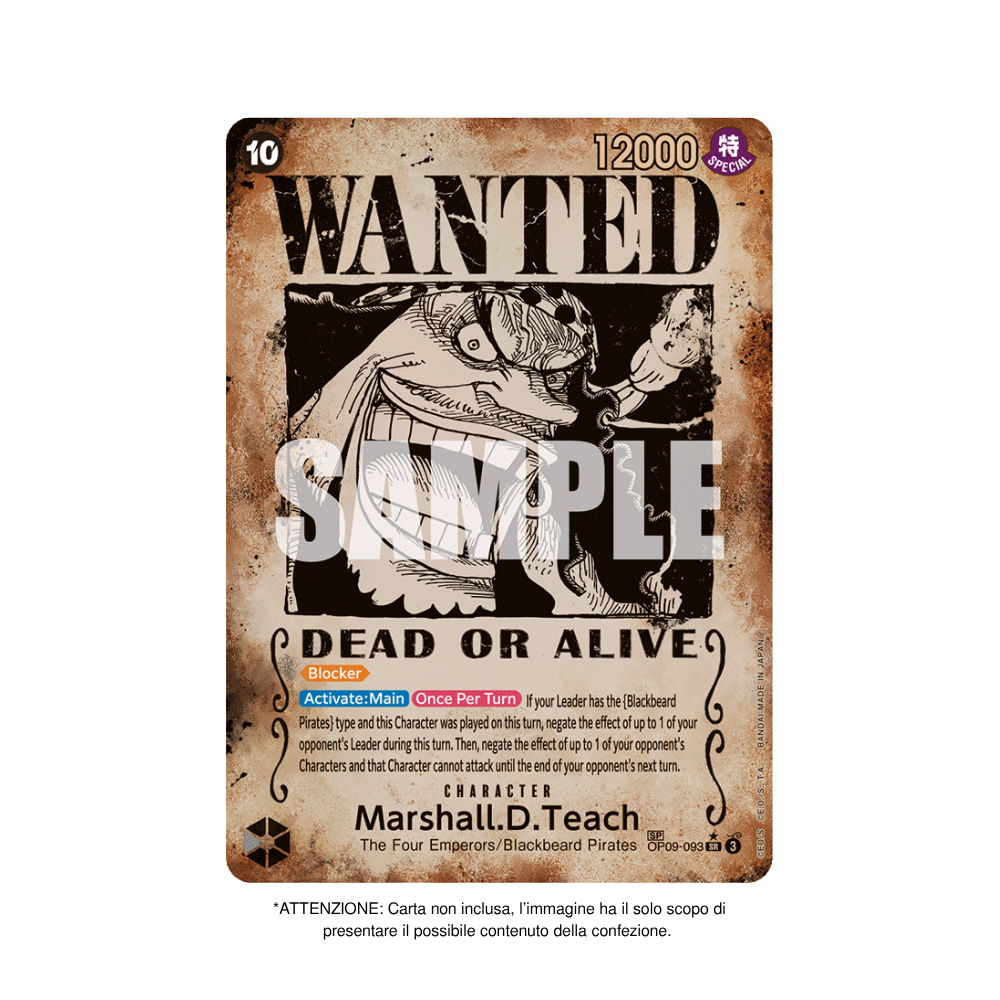 Box da 24 Bustine One Piece OP09 Emperors In The New World in Inglese